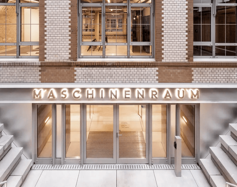 Eingang des Maschinenraum Event Space
